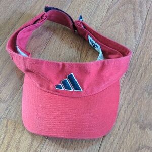 Adidas Red Sports Visor